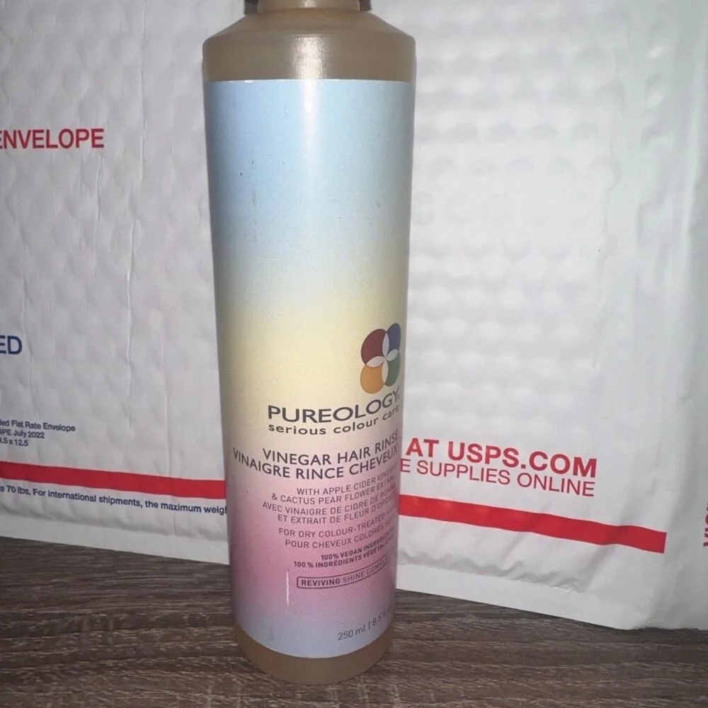 Pureology Vinegar Hair Rinse Apple Cider Vinegar Cactus Pear‎ 250ml 8.5oz care